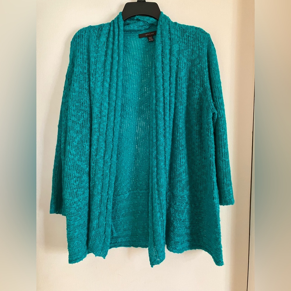 Fever Vibrant Teal Cardigan